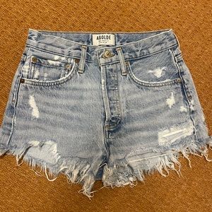 Agolde Parker distressed shorts